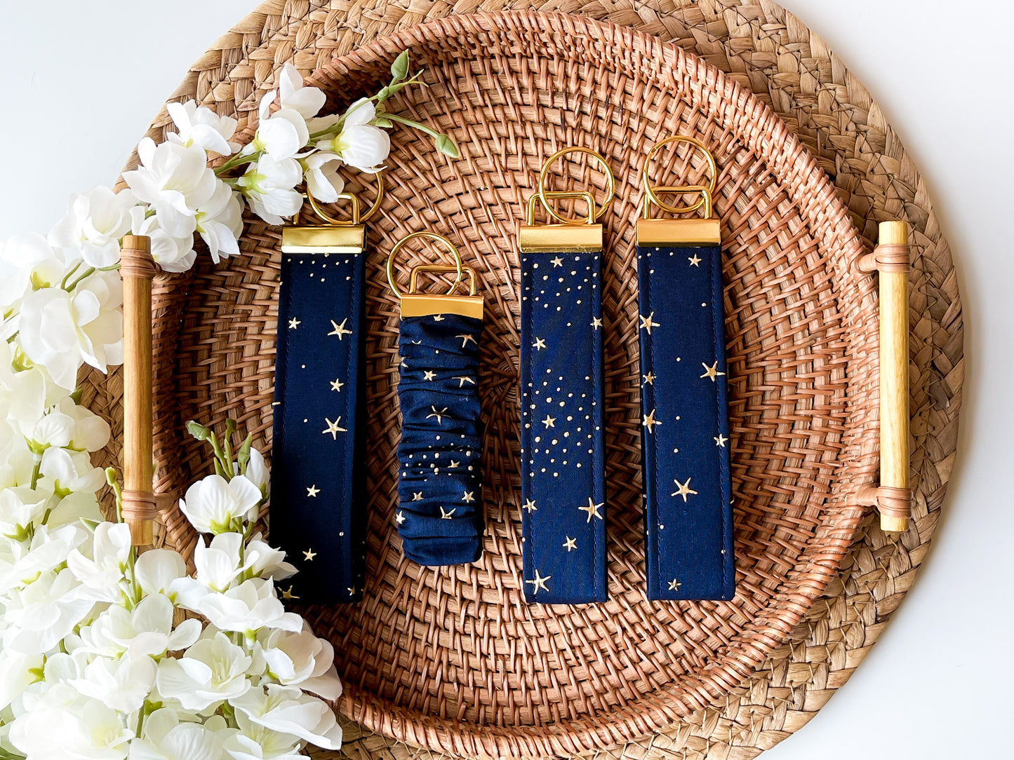 Midnight Americana Wristlet Keychain