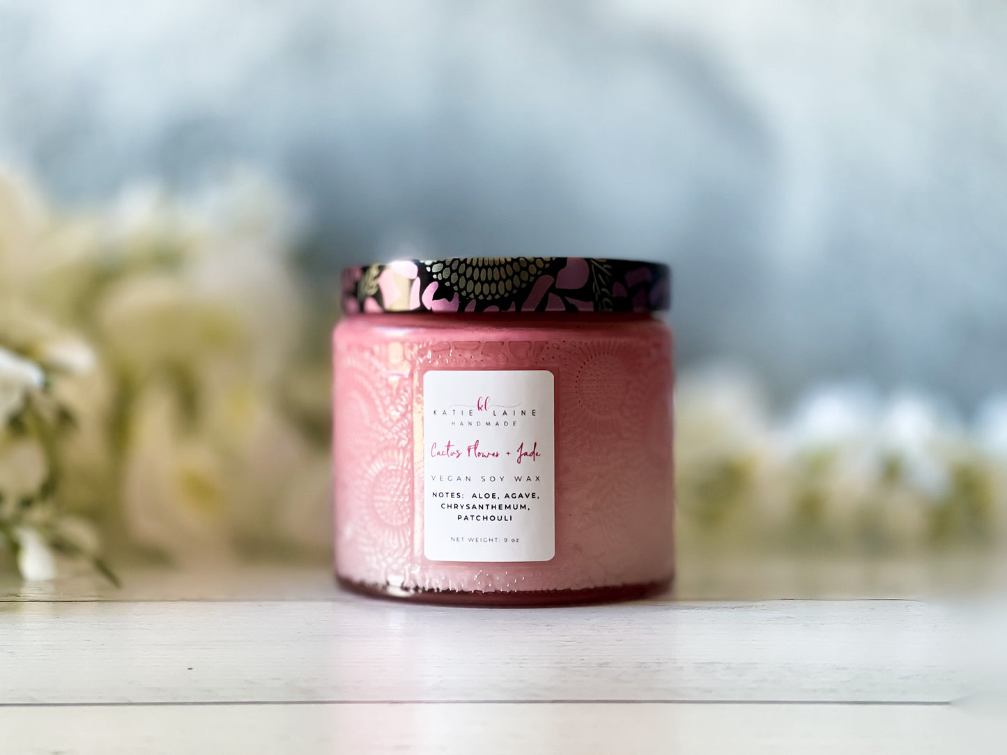 Cactus Flower + Jade Vegan Soy Candle