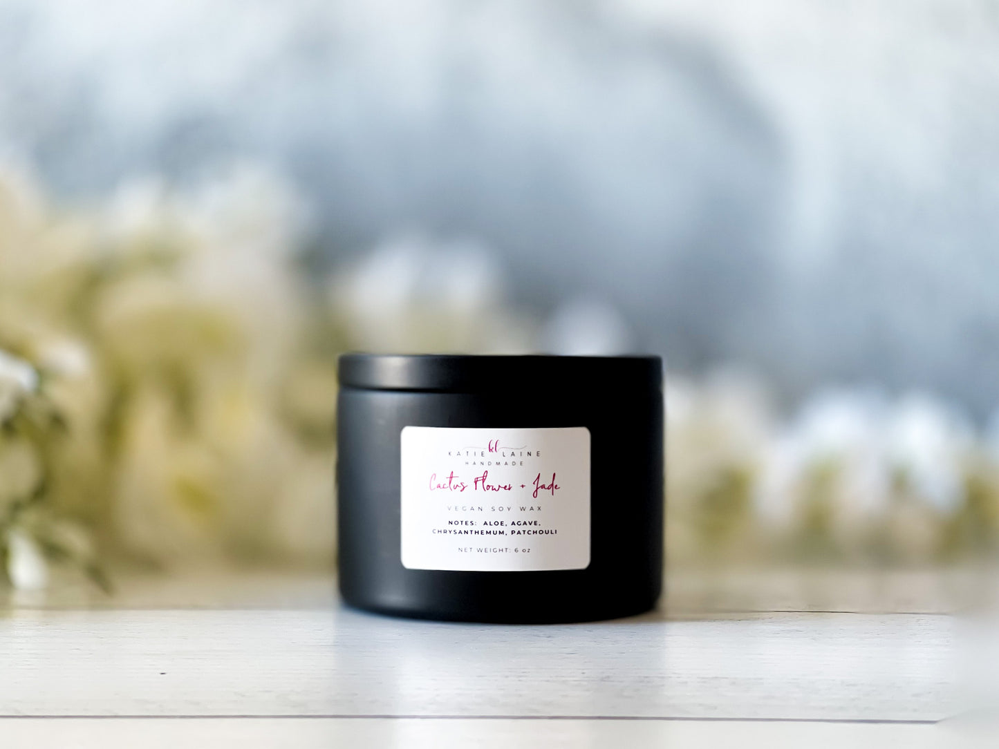 Cactus Flower + Jade Vegan Soy Candle