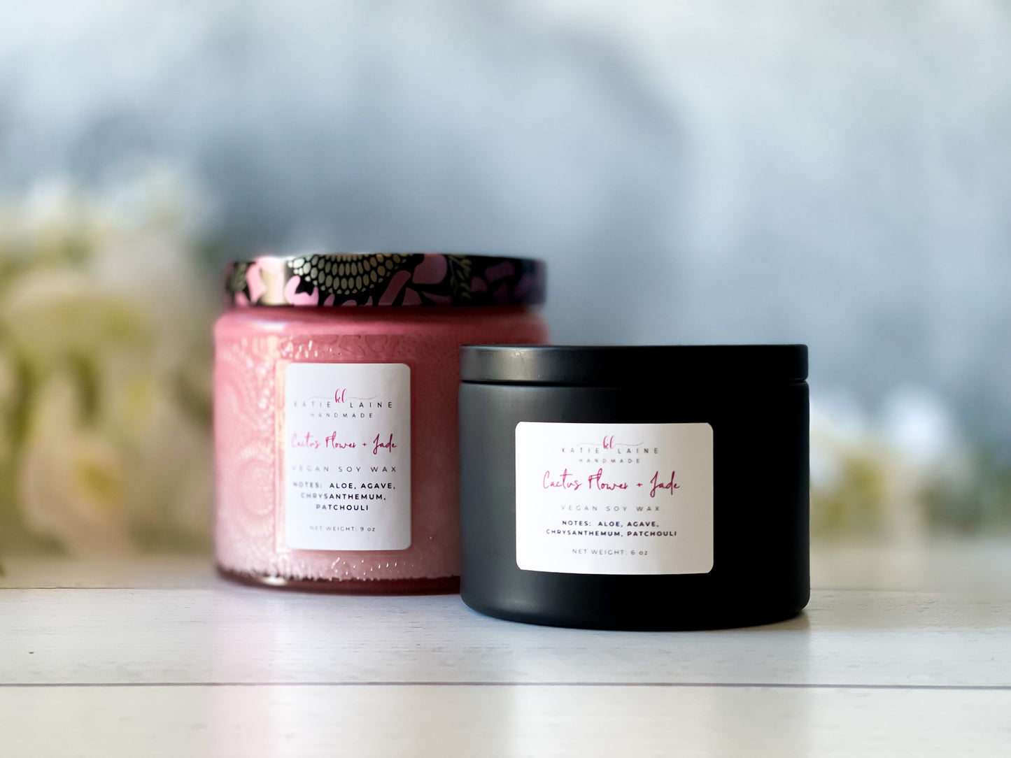 Cactus Flower + Jade Vegan Soy Candle