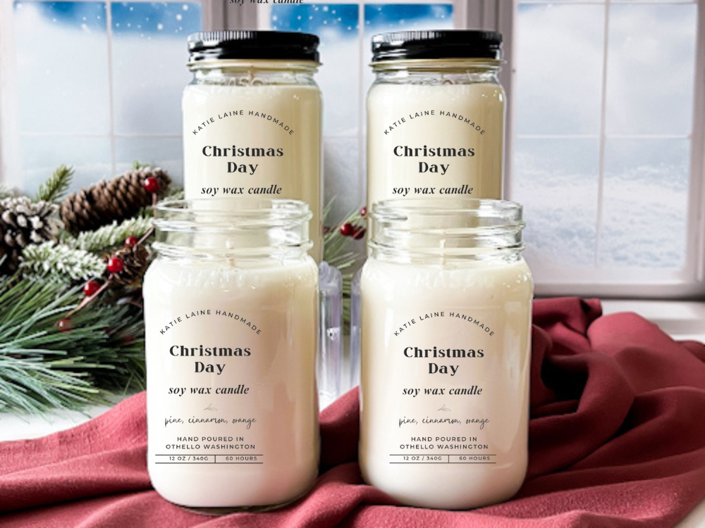 Christmas Day Soy Wax Candle or Beeswax Blend Wax Melt