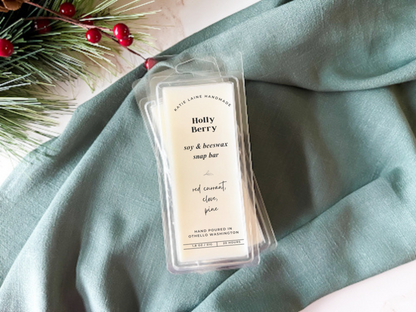 Holly Berry Soy Wax Candle or Beeswax Blend Wax Melt