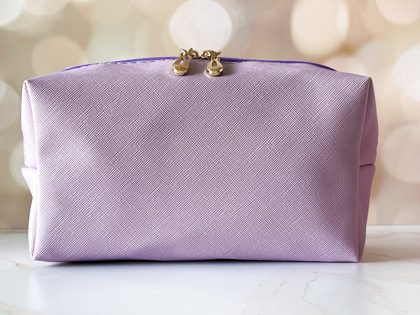 Vinyl Boxy Bag - Lavender