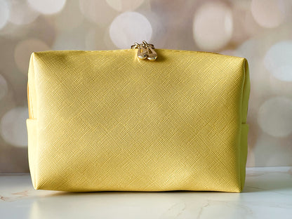 Vinyl Boxy Bag - Yellow