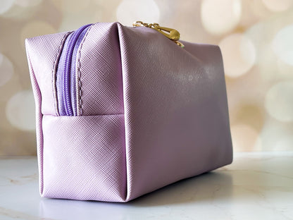 Vinyl Boxy Bag - Lavender