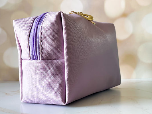 Vinyl Boxy Bag - Lavender