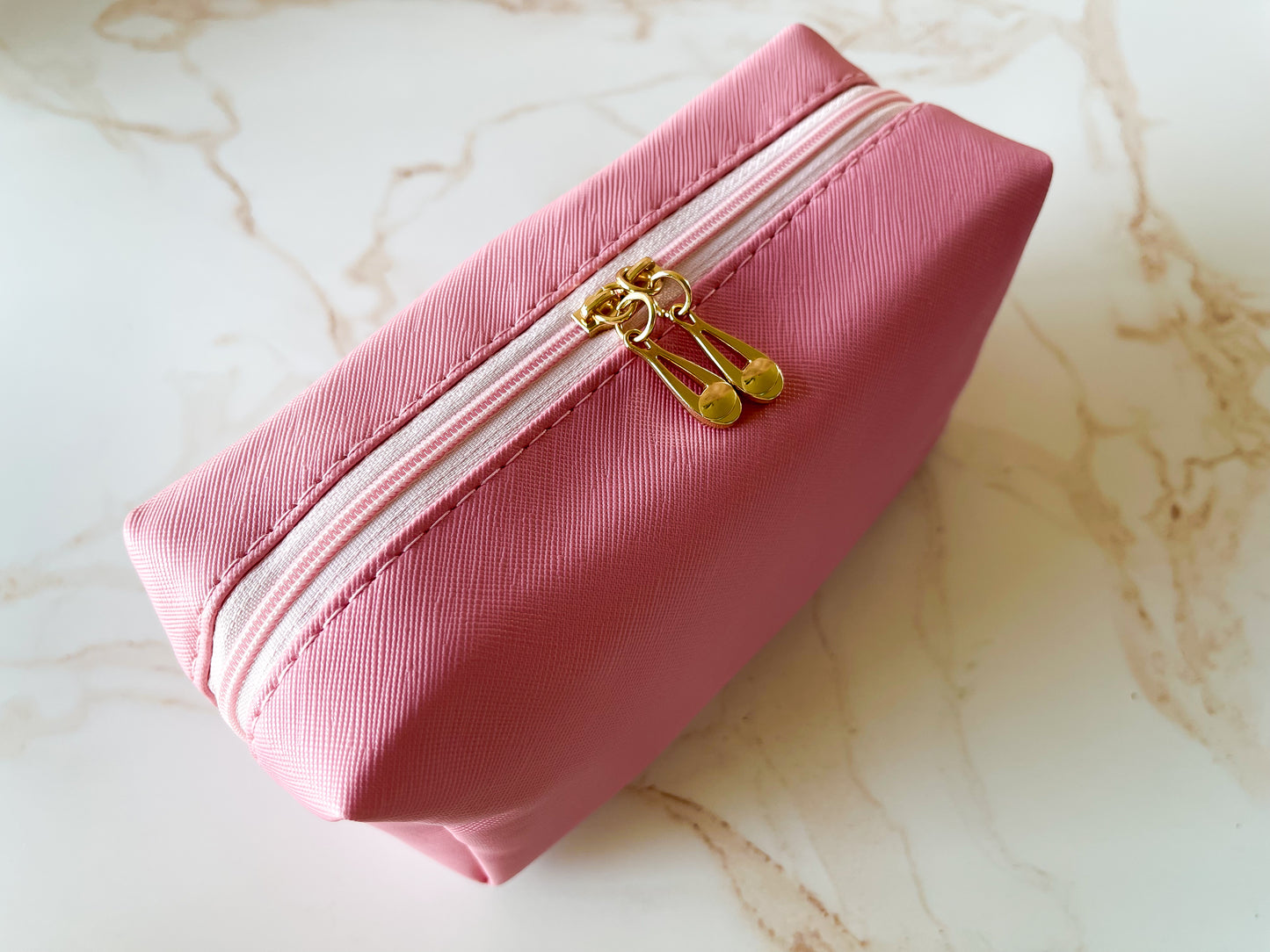 Vinyl Boxy Bag - Light Pink