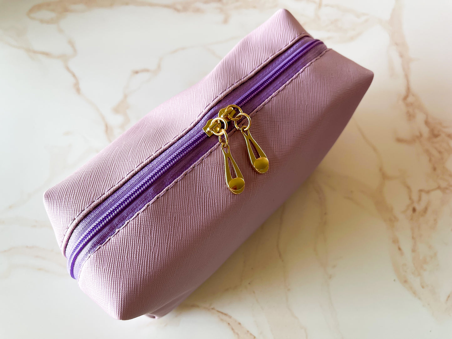 Vinyl Boxy Bag - Lavender