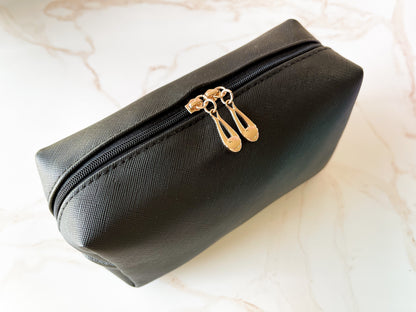 Vinyl Boxy Bag - Black