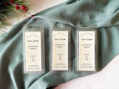 Tree Farm Soy Wax Candle or Beeswax Blend Wax Melt