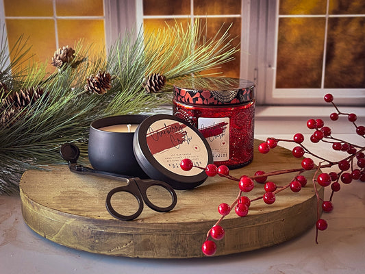 Cranberry Crush Natural Soy Wax Candle [The Autumn Harvest Collection]